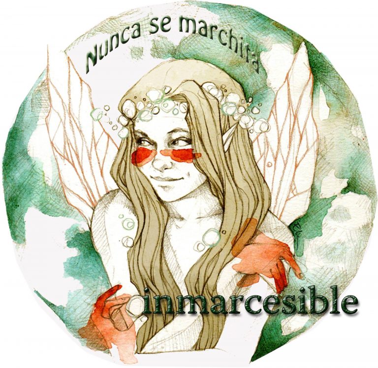 Hada representando lo inmarcesible, la añoranza y el amor incondicional de una madre