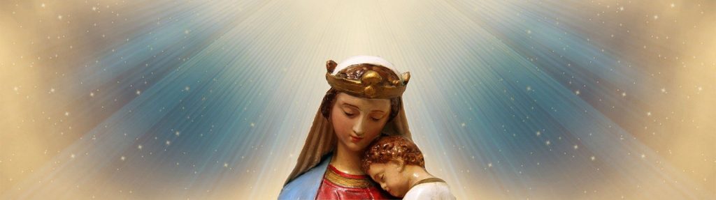 virgen María y niño Jesús