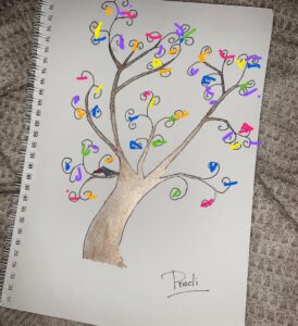 Dibujo de pradit que inspira la entrada el verano no avisa