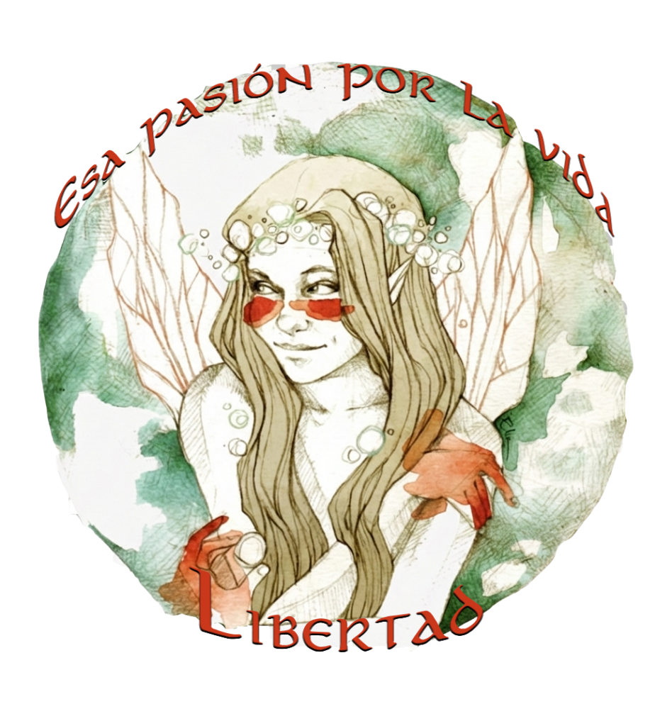 El hada Isela representando la libertad.